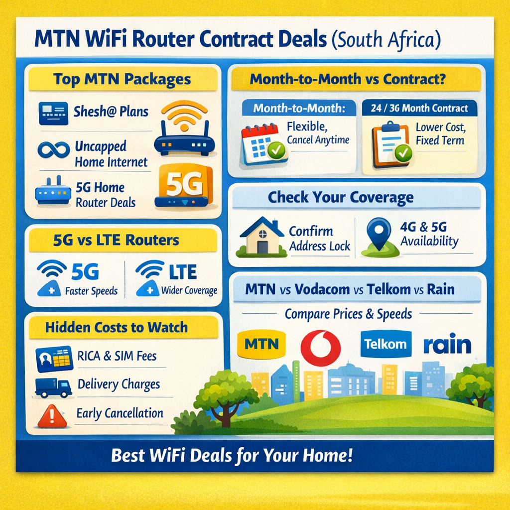 MTN WiFi Router Contract Deals